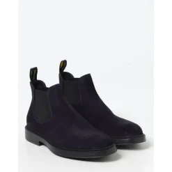 Suede Chelsea Boot with Elastic Sides