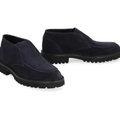 Suede Desert Boots Round Toeline