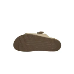 Suede Flat Sandals