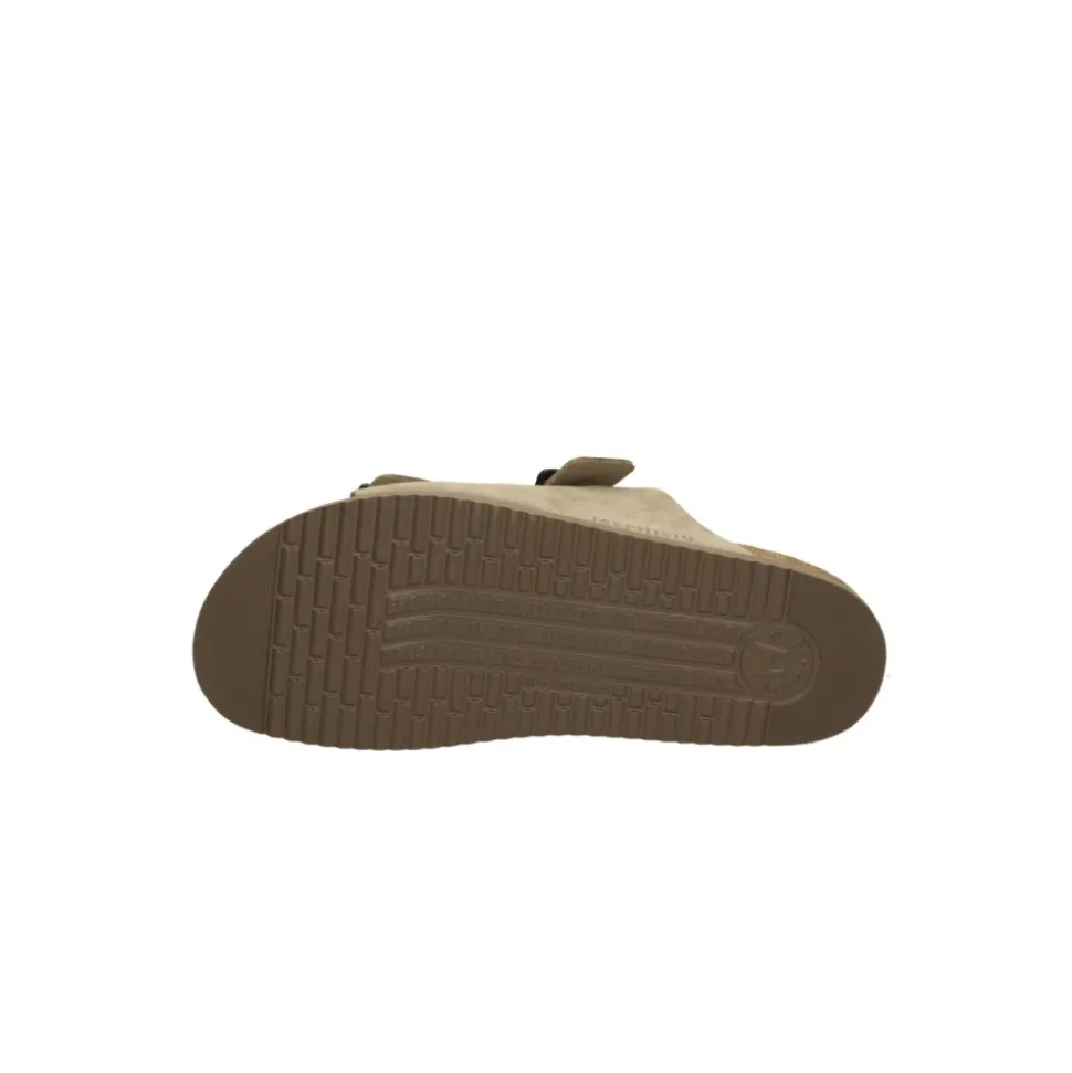Suede Flat Sandals