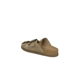 Suede Flat Sandals
