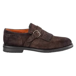 Suede Flat Shoes with Fringe