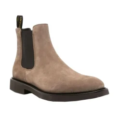 Suede Leather Chelsea Ankle Boots