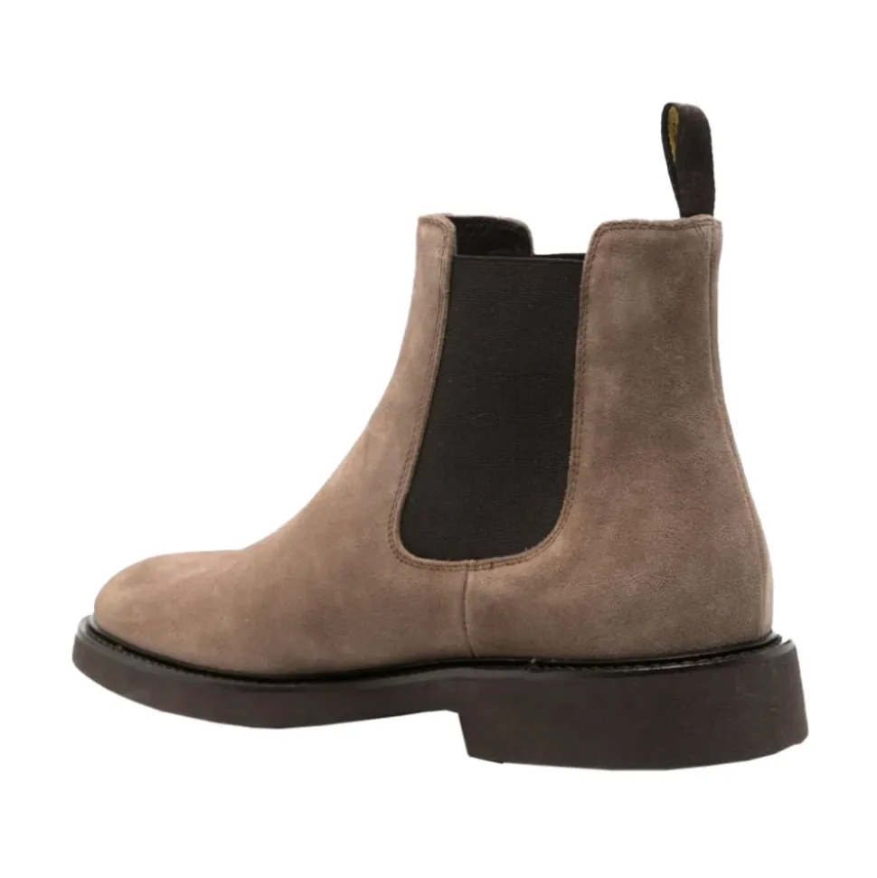 Suede Leather Chelsea Ankle Boots