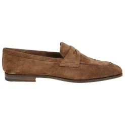 Suede Loafers Leather Sole Unlined