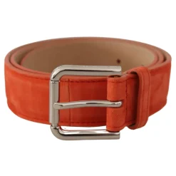 Suede Metal Buckle Belt