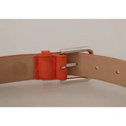 Suede Metal Buckle Belt