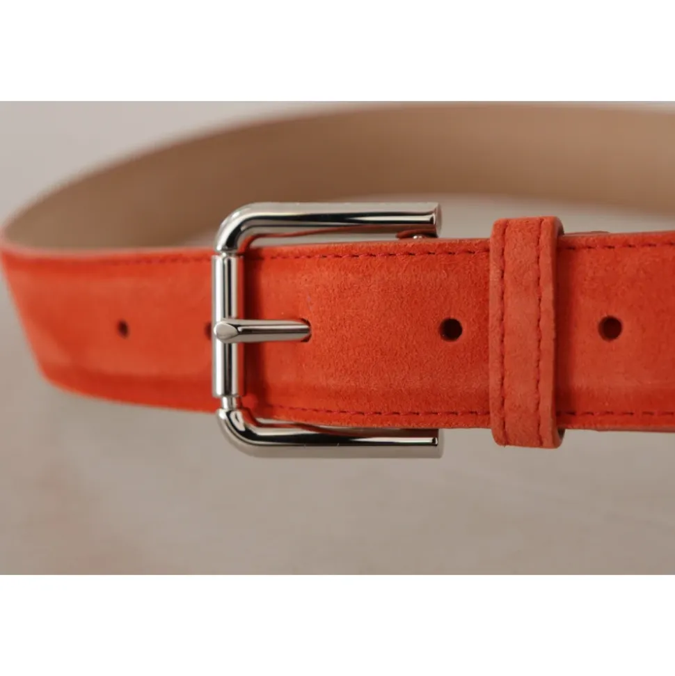 Suede Metal Buckle Belt