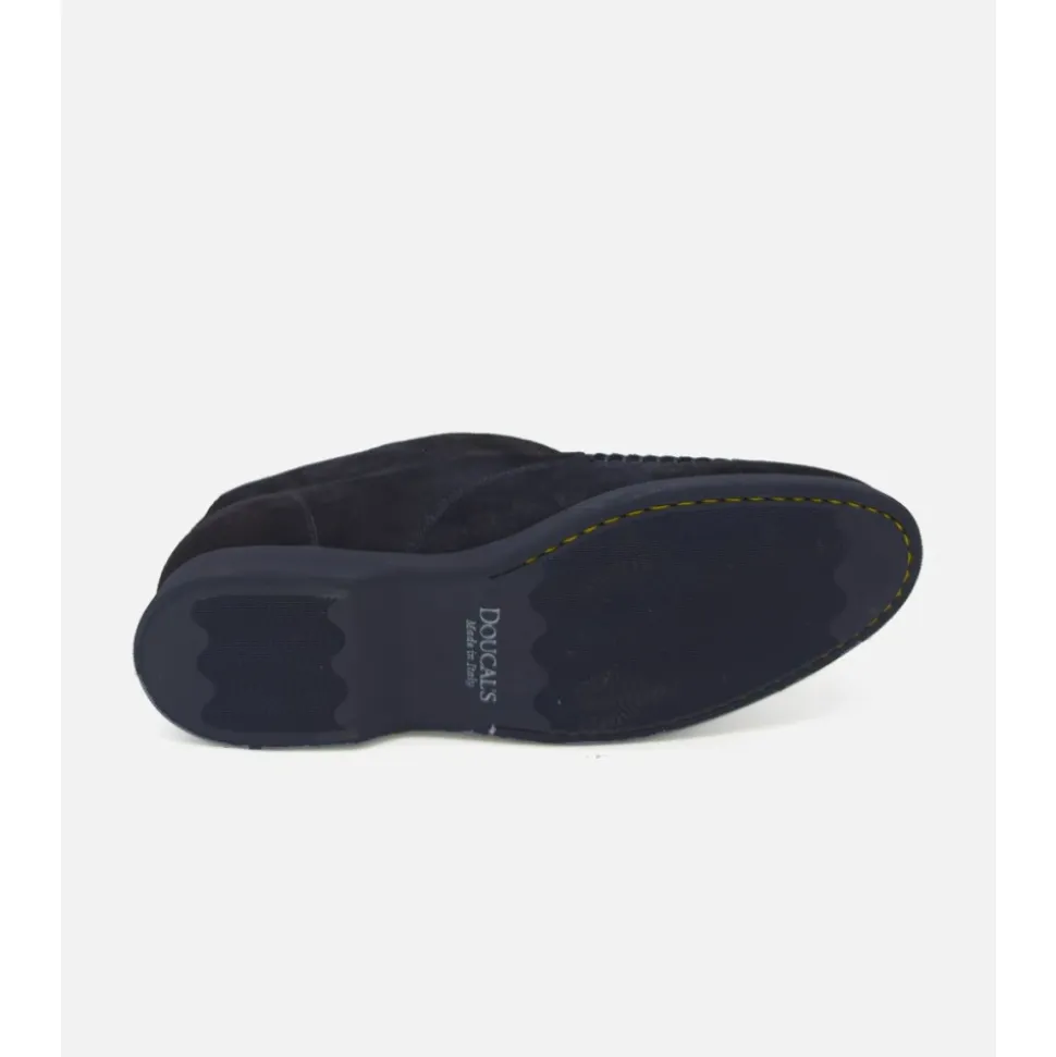 Suede Moccasin with Elastic