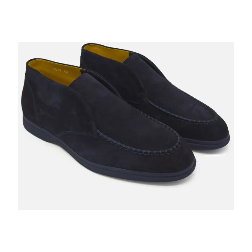 Suede Moccasin with Elastic