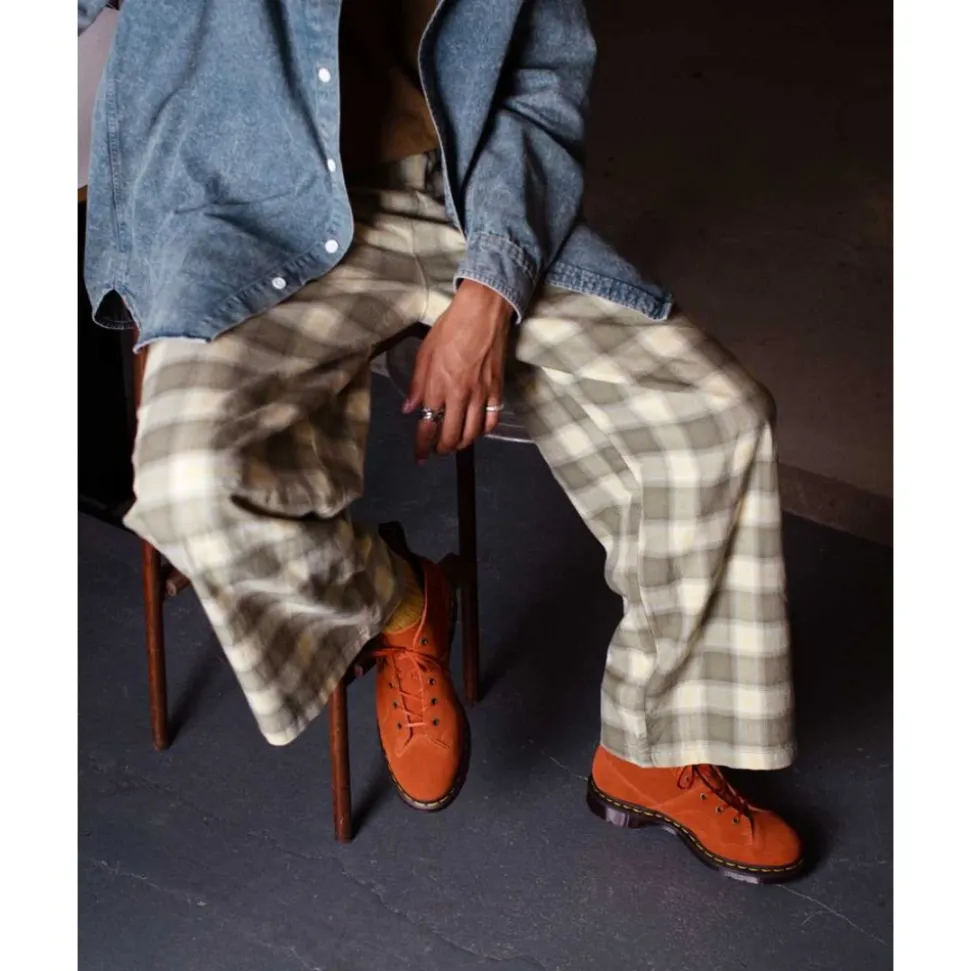 Suede Monkey Boots Rust Tan