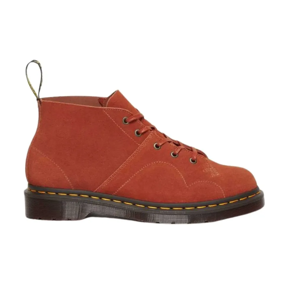 Suede Monkey Boots Rust Tan