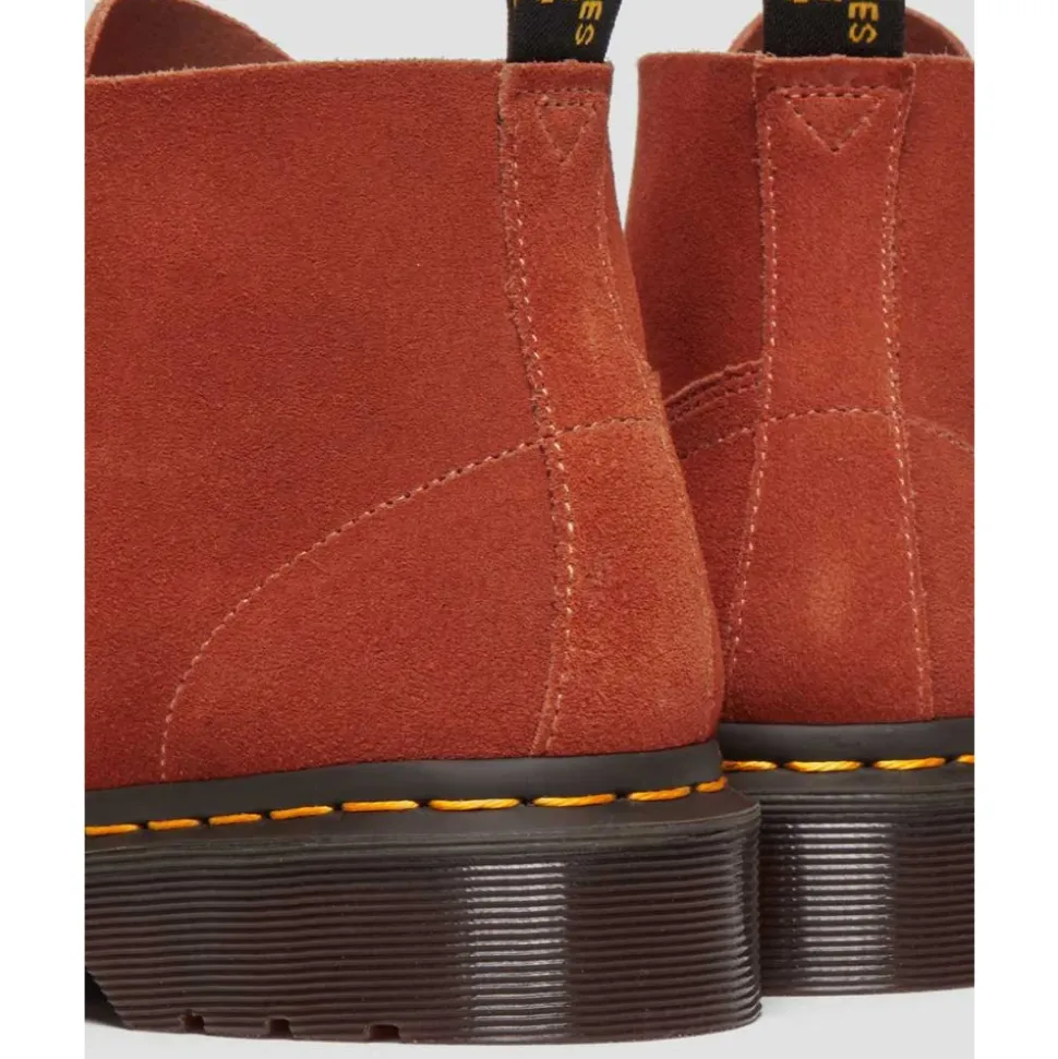 Suede Monkey Boots Rust Tan