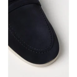 Suede Penny Loafers Casual Style