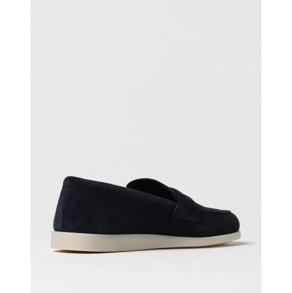 Suede Penny Loafers Casual Style