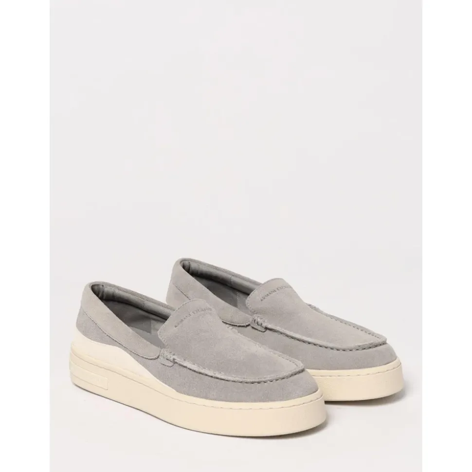 Suede Slipon Loafers Casual Style