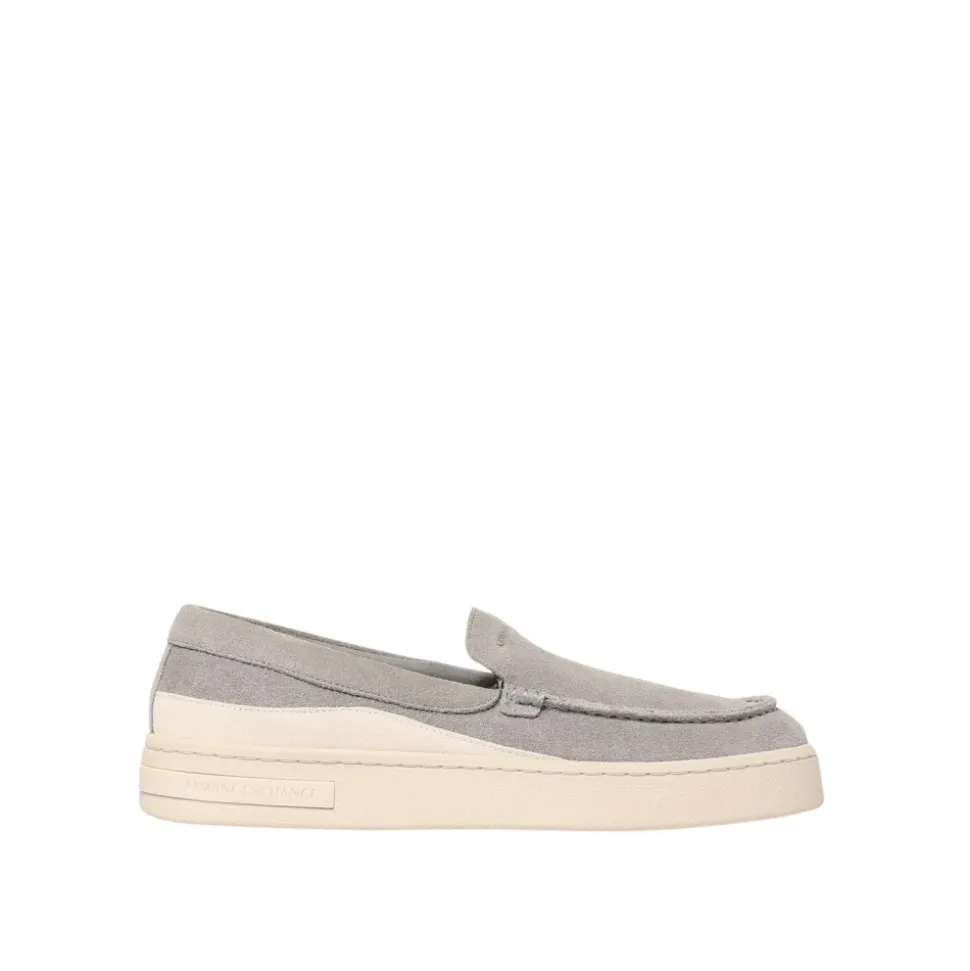Suede Slipon Loafers Casual Style