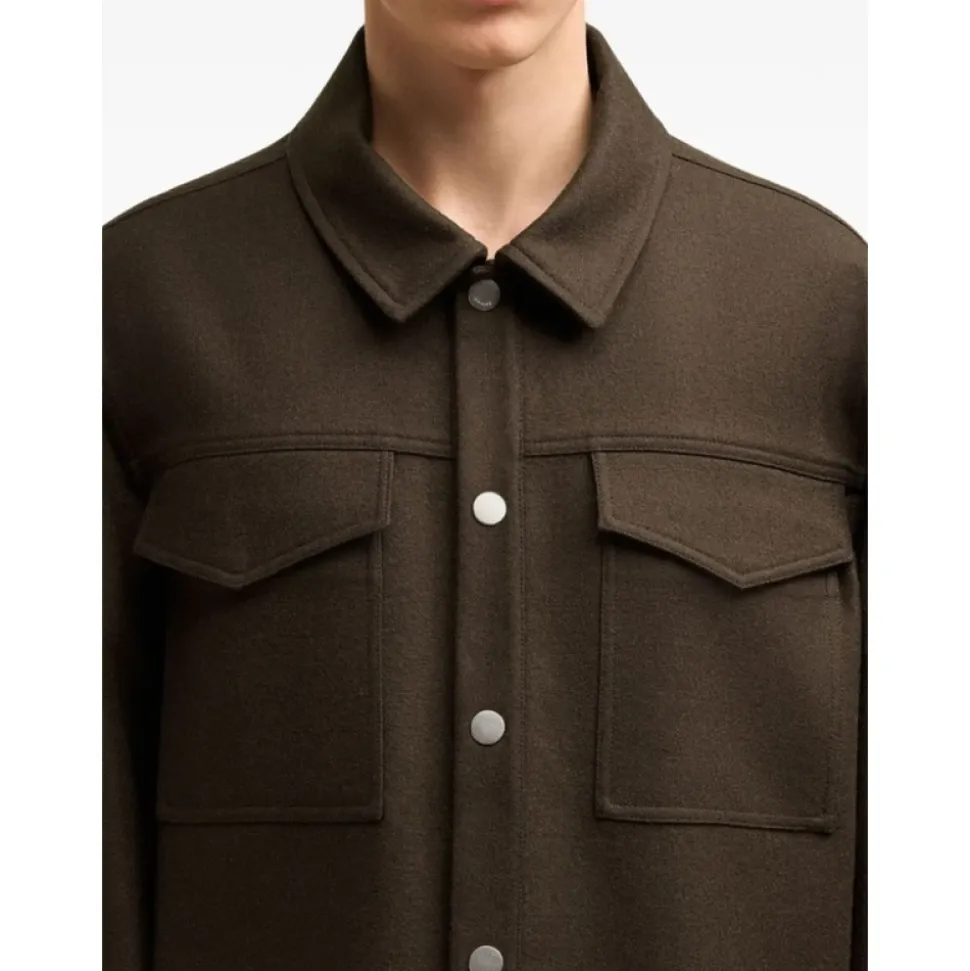 Surchemise Boutonnée Laine
