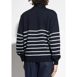 Sweater with a zip neckline