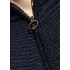 Sweater with a zip neckline