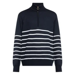 Sweater with a zip neckline