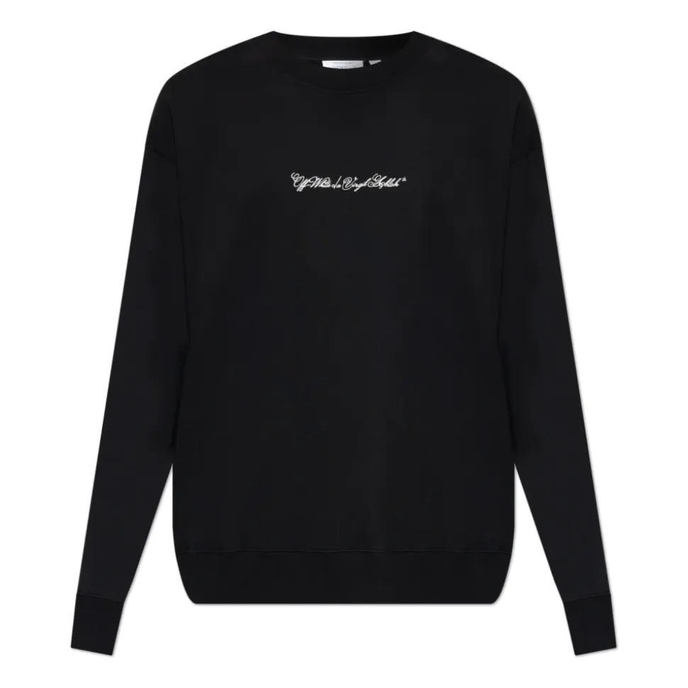 Sweatshirt with embroidered logo