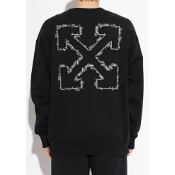 Sweatshirt with embroidered logo