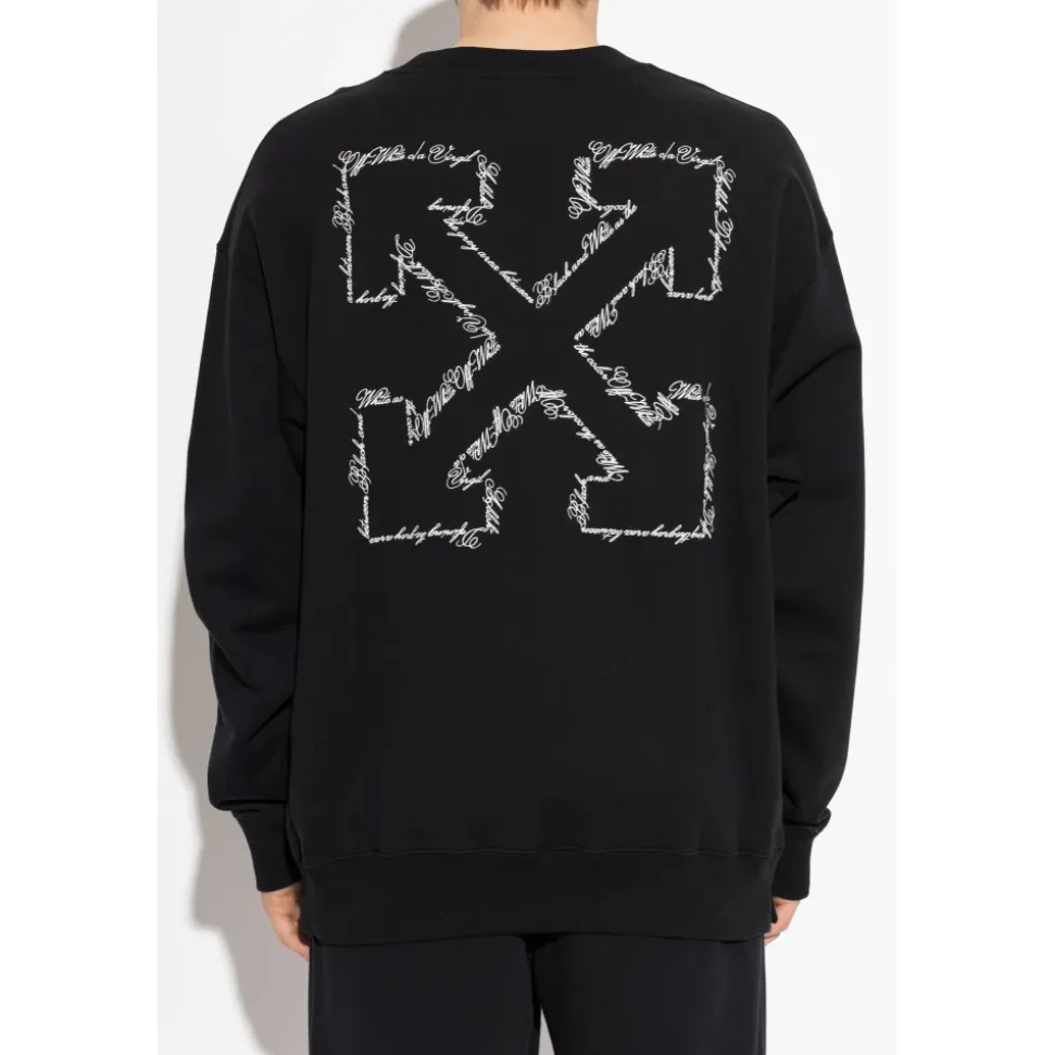 Sweatshirt with embroidered logo