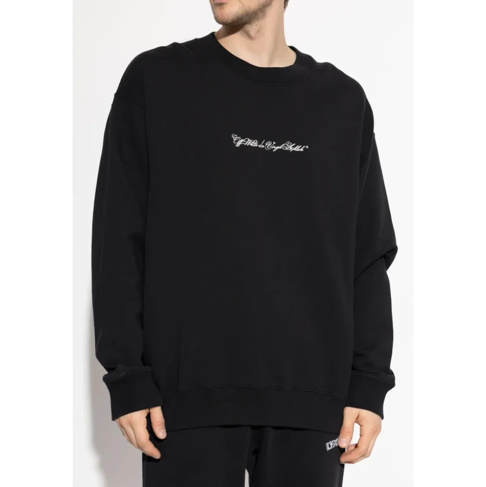 Sweatshirt with embroidered logo