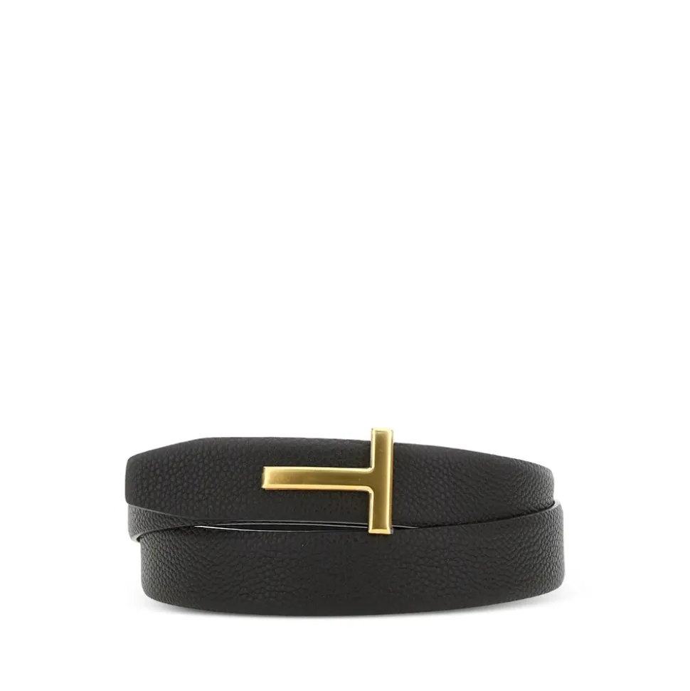 T-buckle Leather Belt