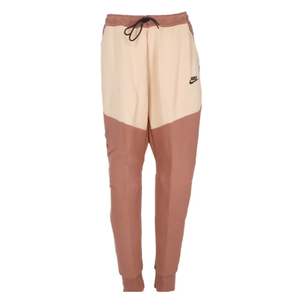 Tech Fleece Tracksuit Pants Mineral Clay/White