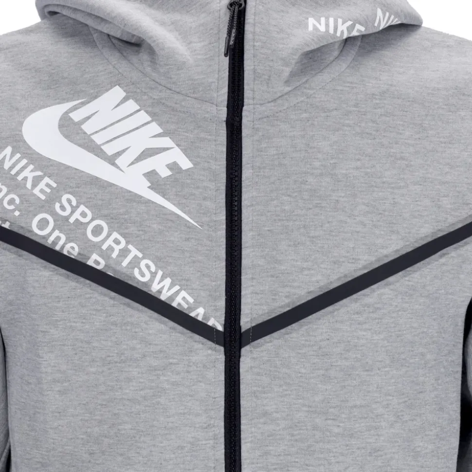 Tech Fleece Zip Hoodie Gray Heather