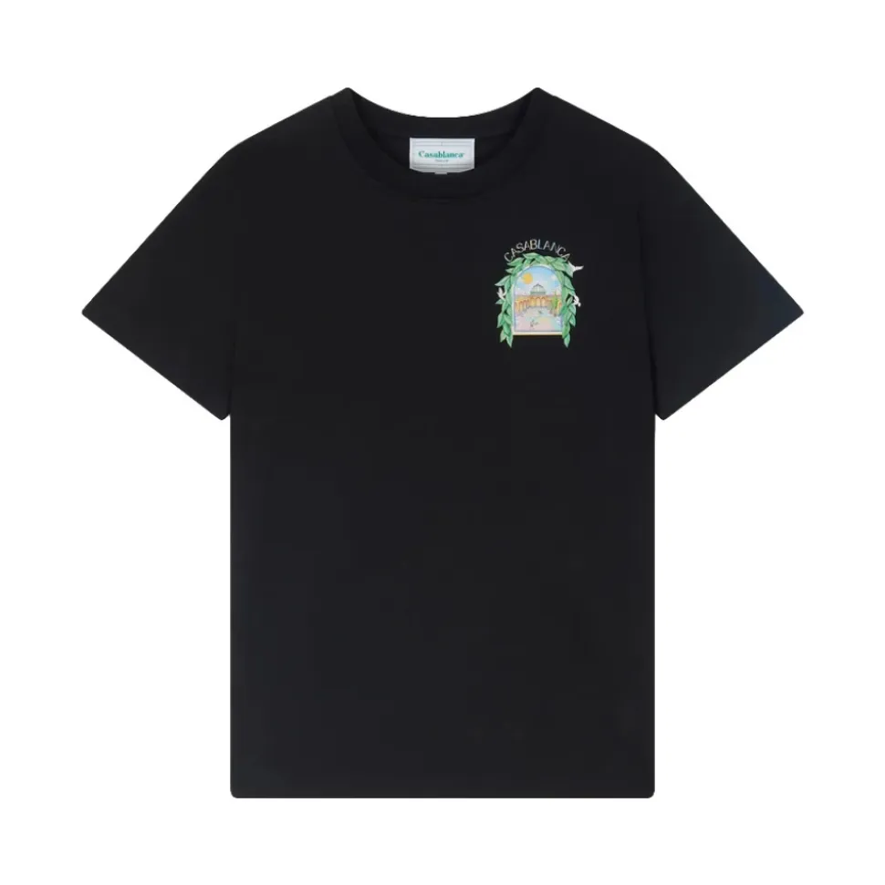 Tennis Arch Black T-shirt