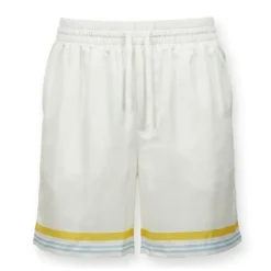 Tennis Landscape Silk Shorts