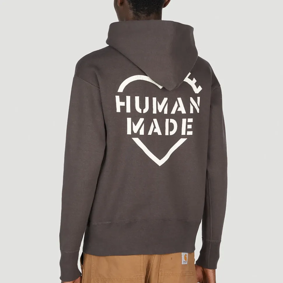 Text Print Hoodie Sweatshirt