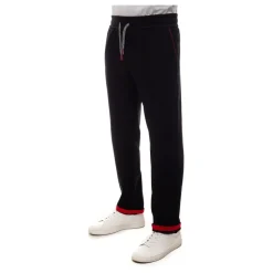 Textured Cotton Tracksuit with Logo Detail