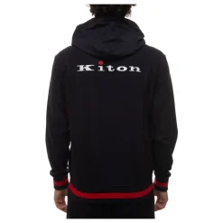 Textured Cotton Tracksuit with Logo Detail