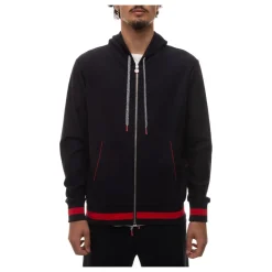 Textured Cotton Tracksuit with Logo Detail