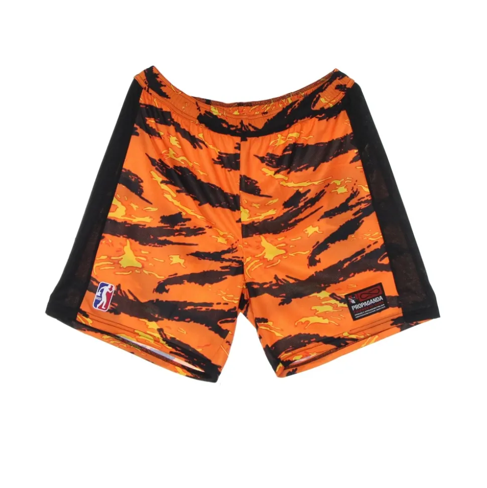 Tiger Camo Basketball Shorts Orange