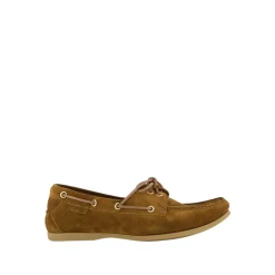Tobacco Brown Suede Loafers