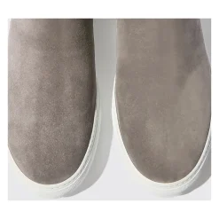 Tommaso Grey Suede Platform Sneakers