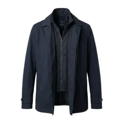 Trench in technical poplin