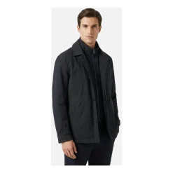 Trench in technical poplin