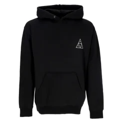 Triple Triangle Long Sleeve Hoodie Black