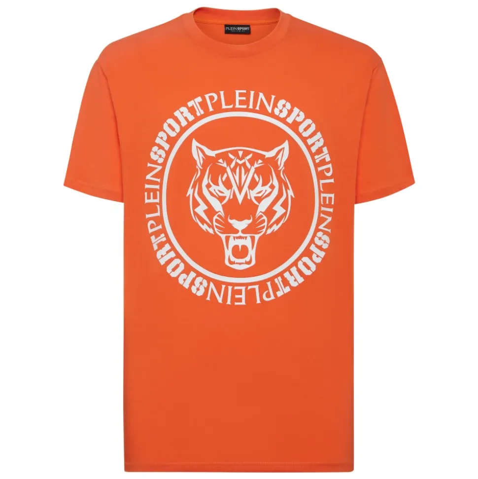 T-shirt Round Neck Carbon Tiger