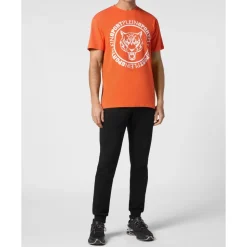 T-shirt Round Neck Carbon Tiger
