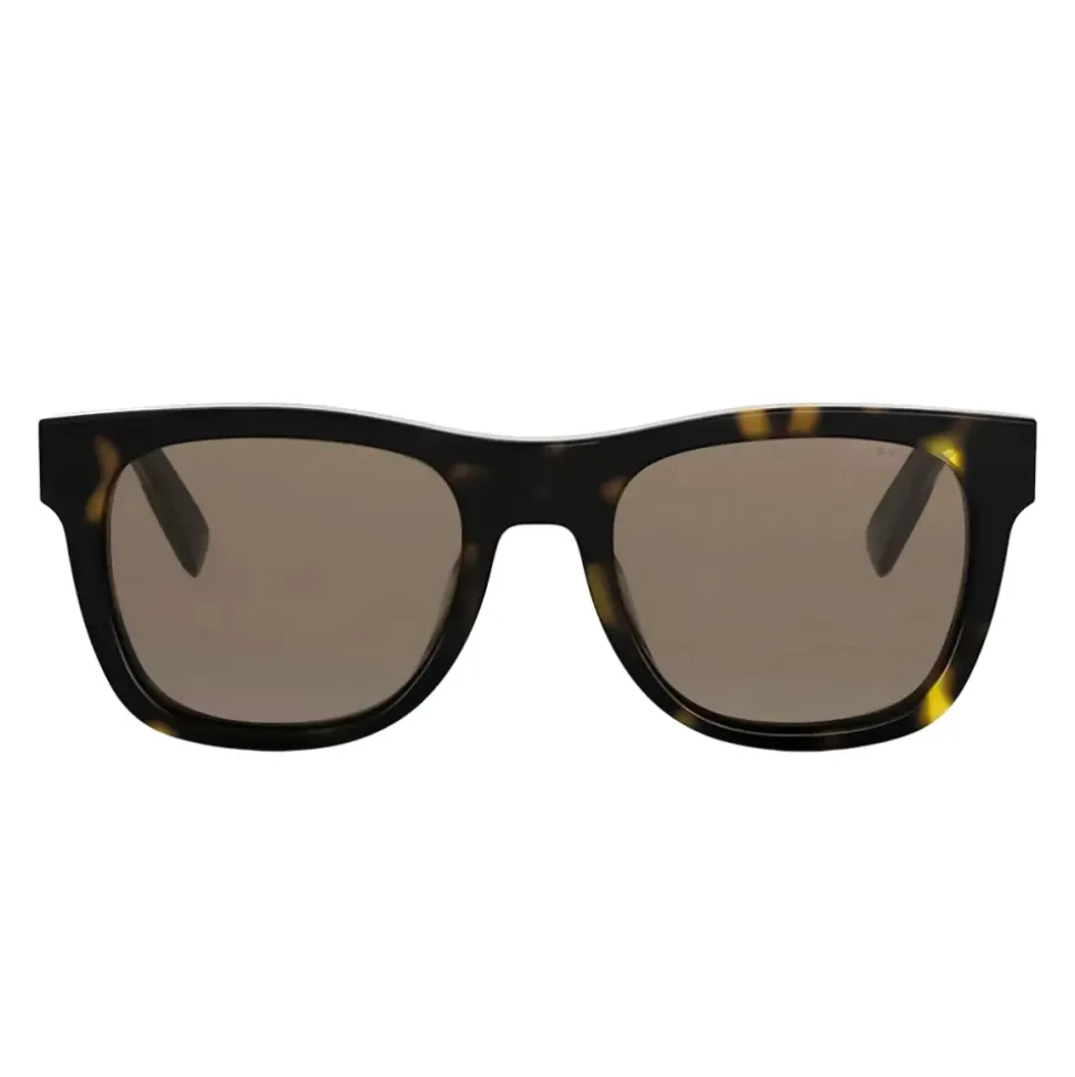 Tubogas Square Sunglasses Brown Havana