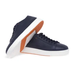 Tumbled Leather Low-top Sneaker