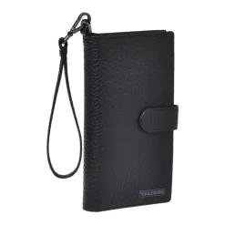 Tumbled Leather Zipped Wallet