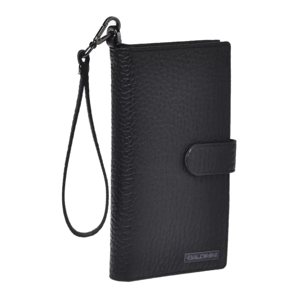 Tumbled Leather Zipped Wallet